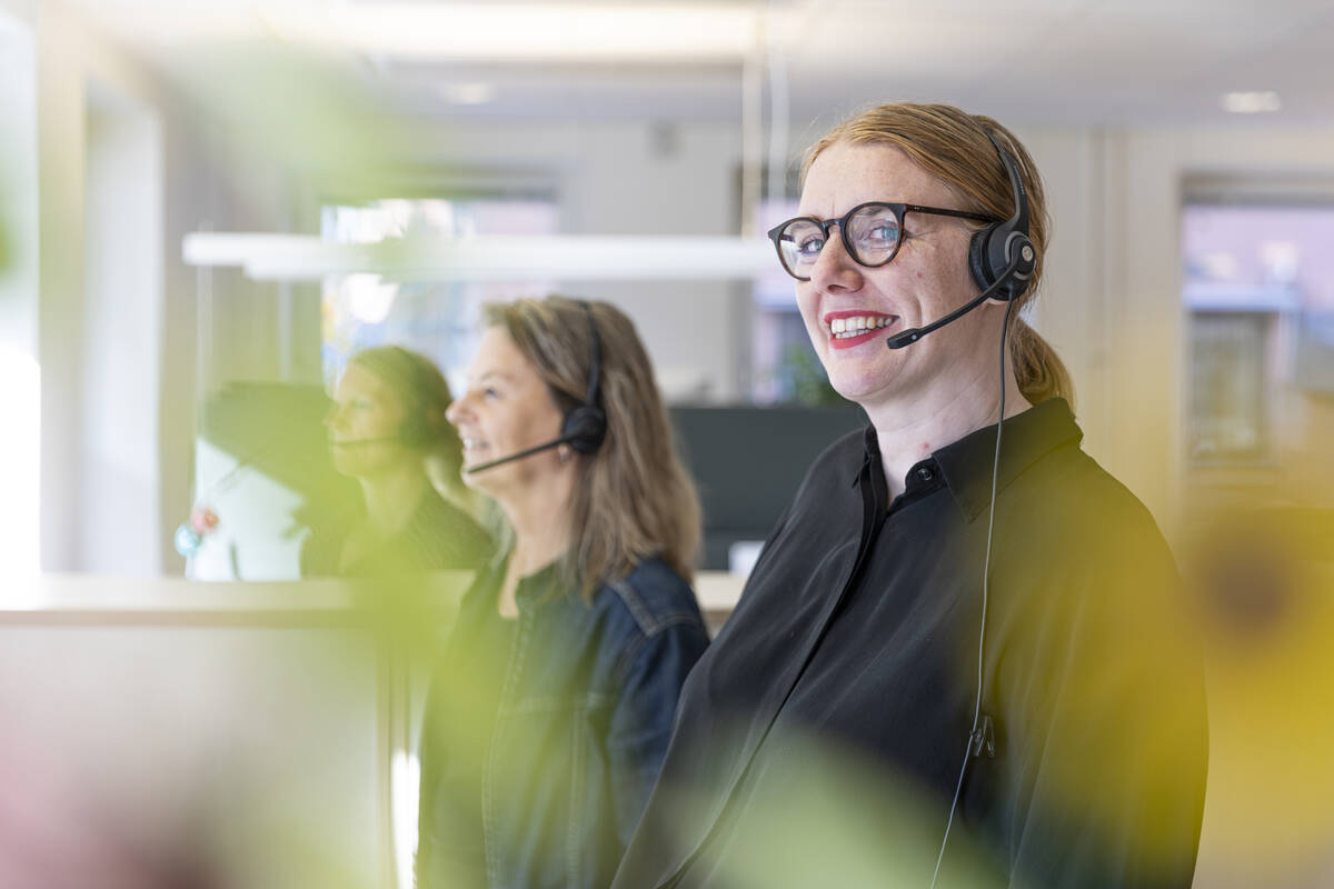 Glad personal i Akademikerförbundet SSRs rådgivning
