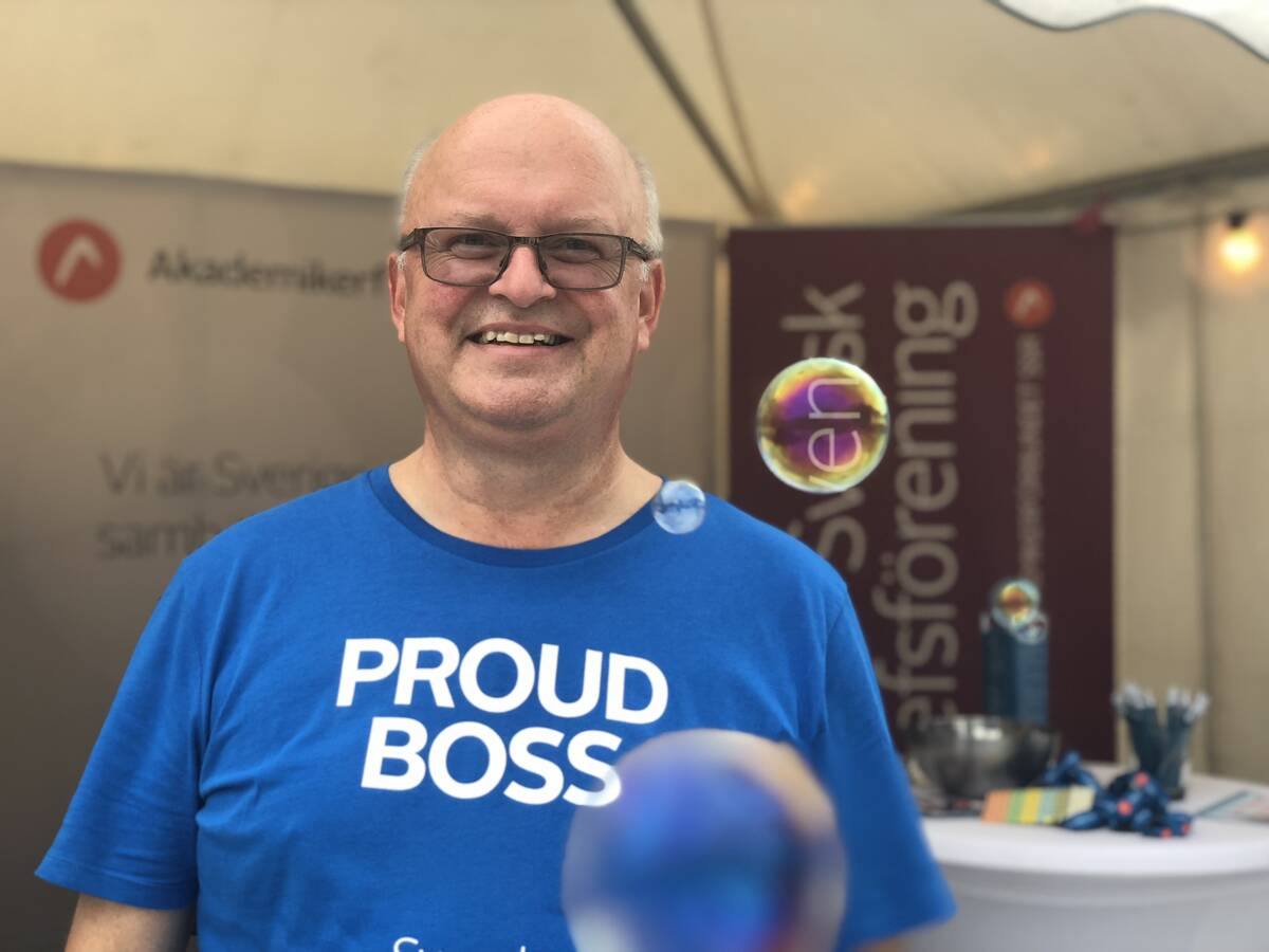 Proud boss