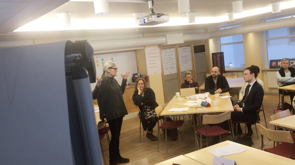 Workshop i lärosal