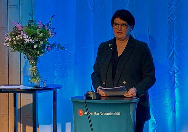 Heike Erkers inviger förbundets kongress