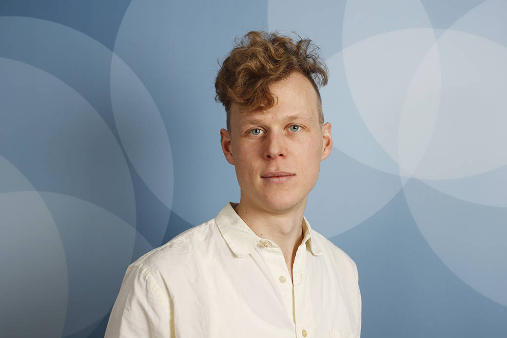 Porträttfoto på Simon Vinge