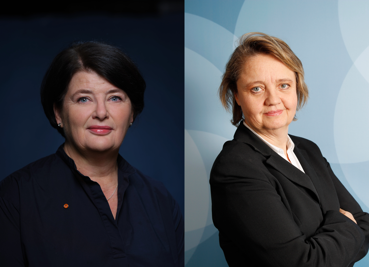 Heike Erkers och Ursula Berge