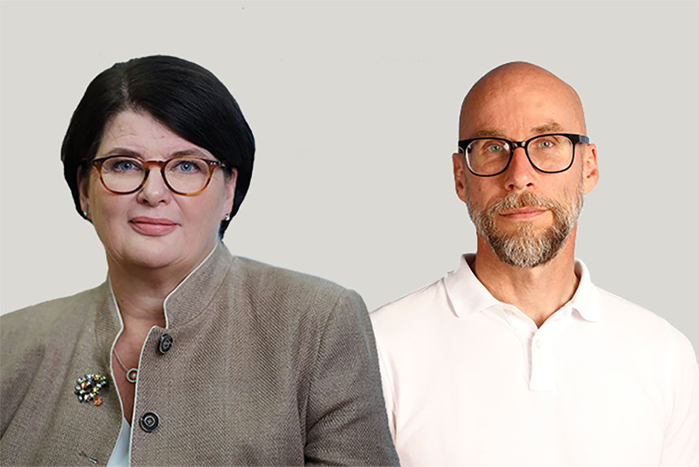 En kvinna och en man