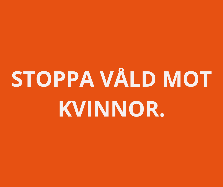 Stoppa våld mot kvinnor