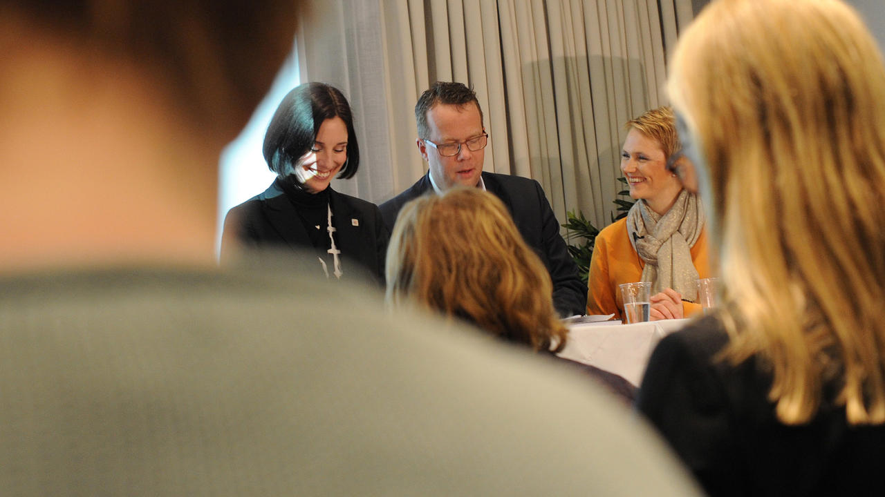 Ulrika Lindstrand, Sveriges ingenjörer, Martin Linder, Unionen och Anna-Karin Hatt, Almega,