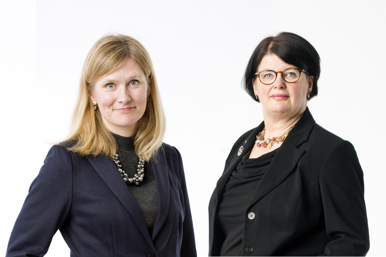Katarina Lundahl och Heike Erkers.