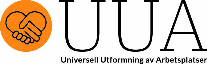 Logga för UUA - Universell Utformning av Arbetsplatser