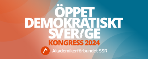 bild med texten Öppet demokratiskt Sverige