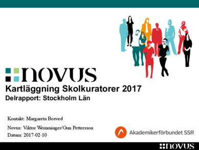Skolkuratorer Sthlms län 2017 Novus