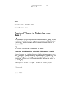Förhandlingsprotokoll Villkorsavtal-T 20147-12-03