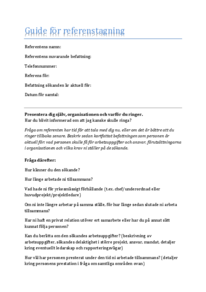 Guide för referenstagning