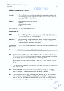 KFO förhandlingsprotokoll Industri Petroleum Fastighet 2013