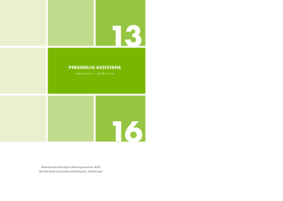 KFS Personlig Assistans 2013 - 2016 (Kommunal egen facklig part)
