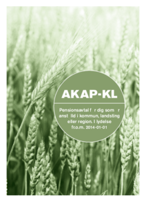Kollektivavtalad pension AKAP-KL