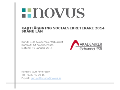 2015-01-19 Novus: Kartläggning socialsekreterare Skåne