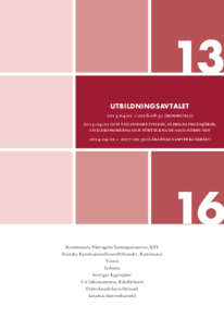 KFS Utbildningsavtalet 2013 - tillsvidare