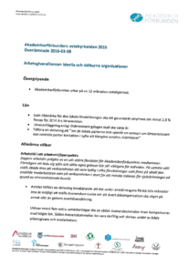 Våra avtalskrav till Arbetsgivaralliansen, IoIO