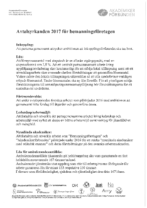 Akademikerförbundens yrkanden 2017